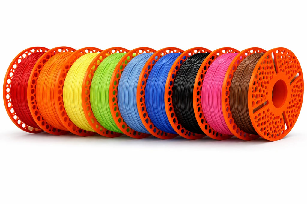 pla plus filament with reusable spools (including gst)