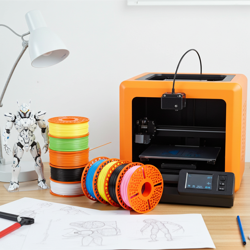 pla plus filament with reusable spools (including gst)
