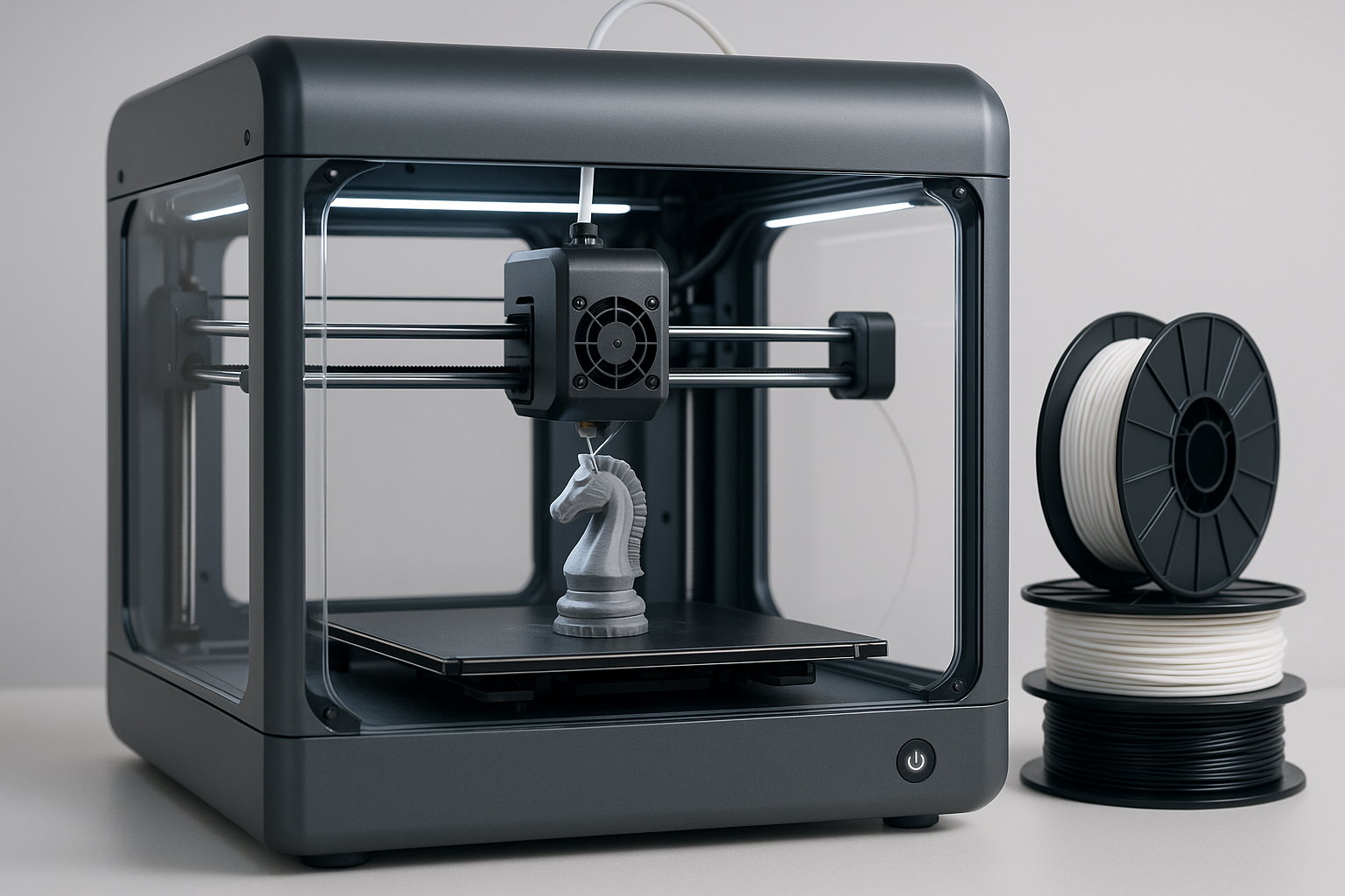 printer printing an object