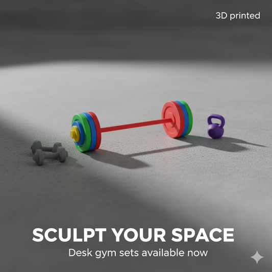 3d printed gym set for desktop